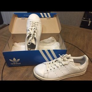 Adidas white shoes